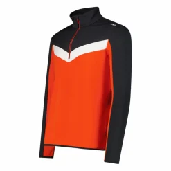 Pile mezza zip Stretch Performance da uomo in block color