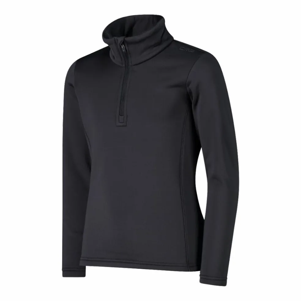 Pile mezza zip Stretch Performance da bambina