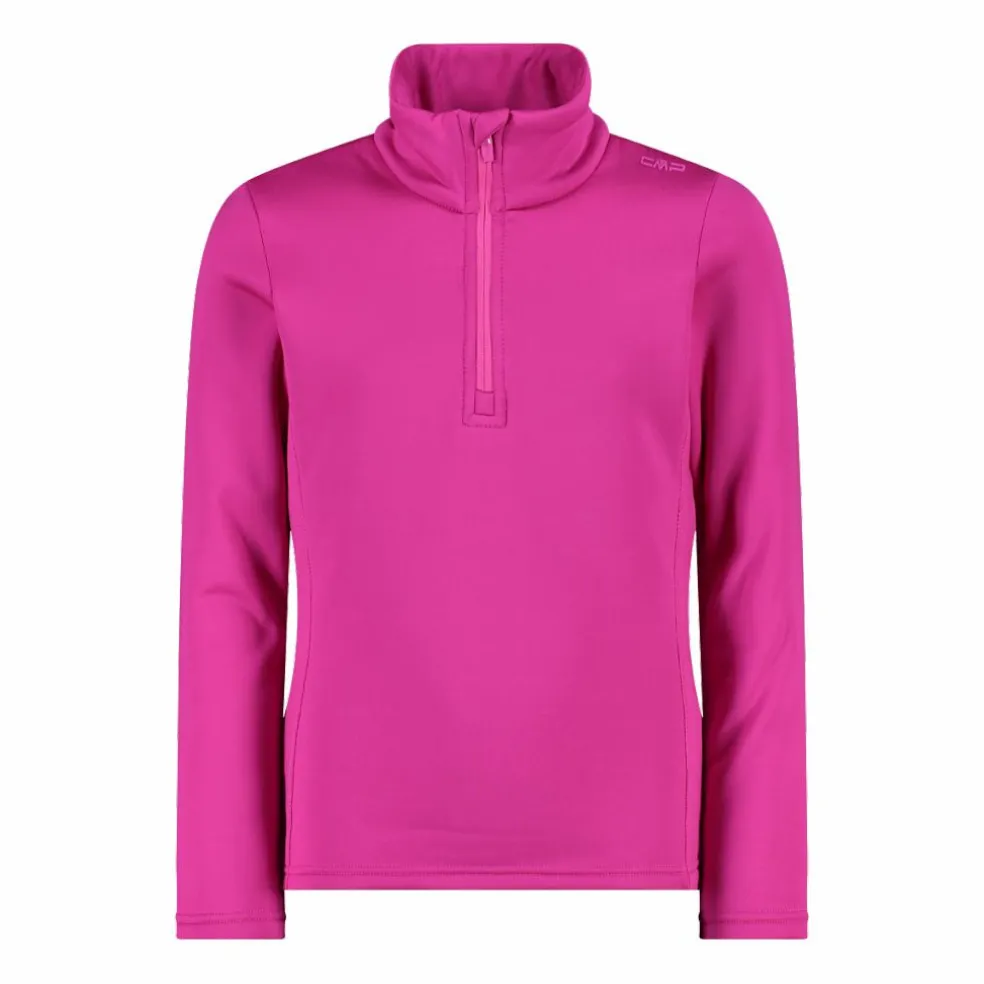 Pile mezza zip Stretch Performance da bambina