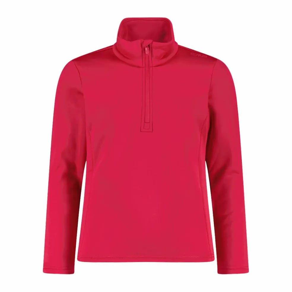 Pile mezza zip Stretch Performance da bambina
