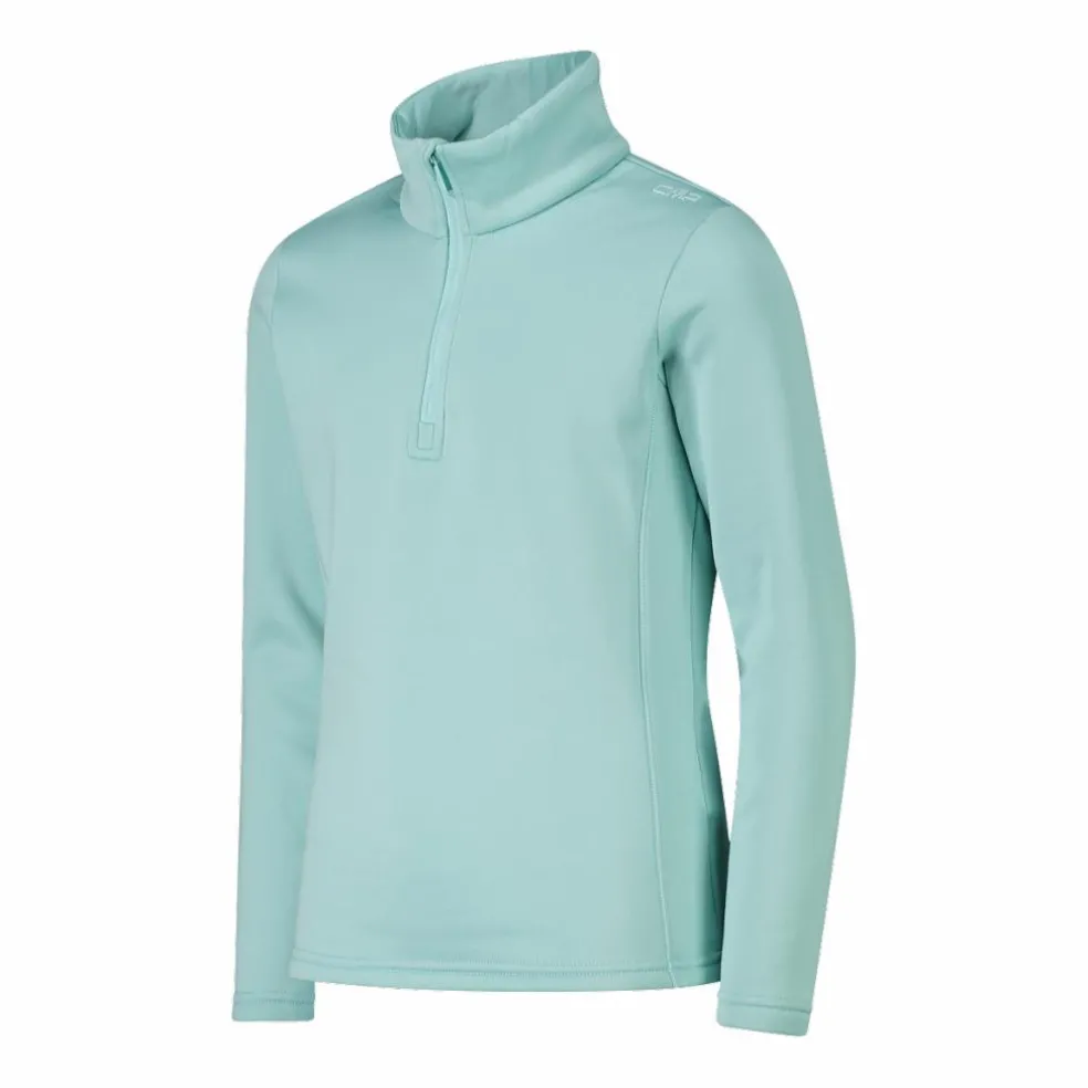 Pile mezza zip Stretch Performance da bambina