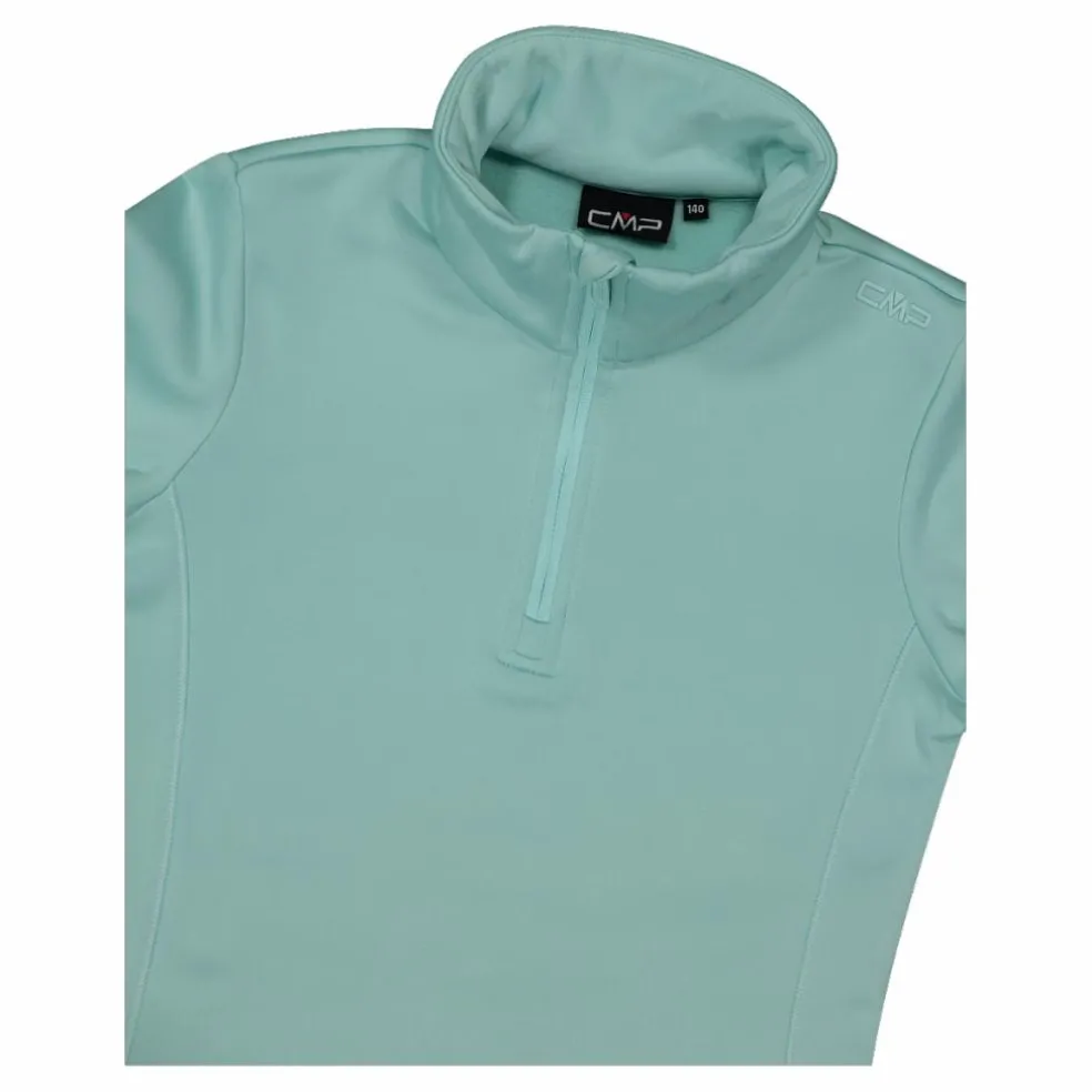Pile mezza zip Stretch Performance da bambina