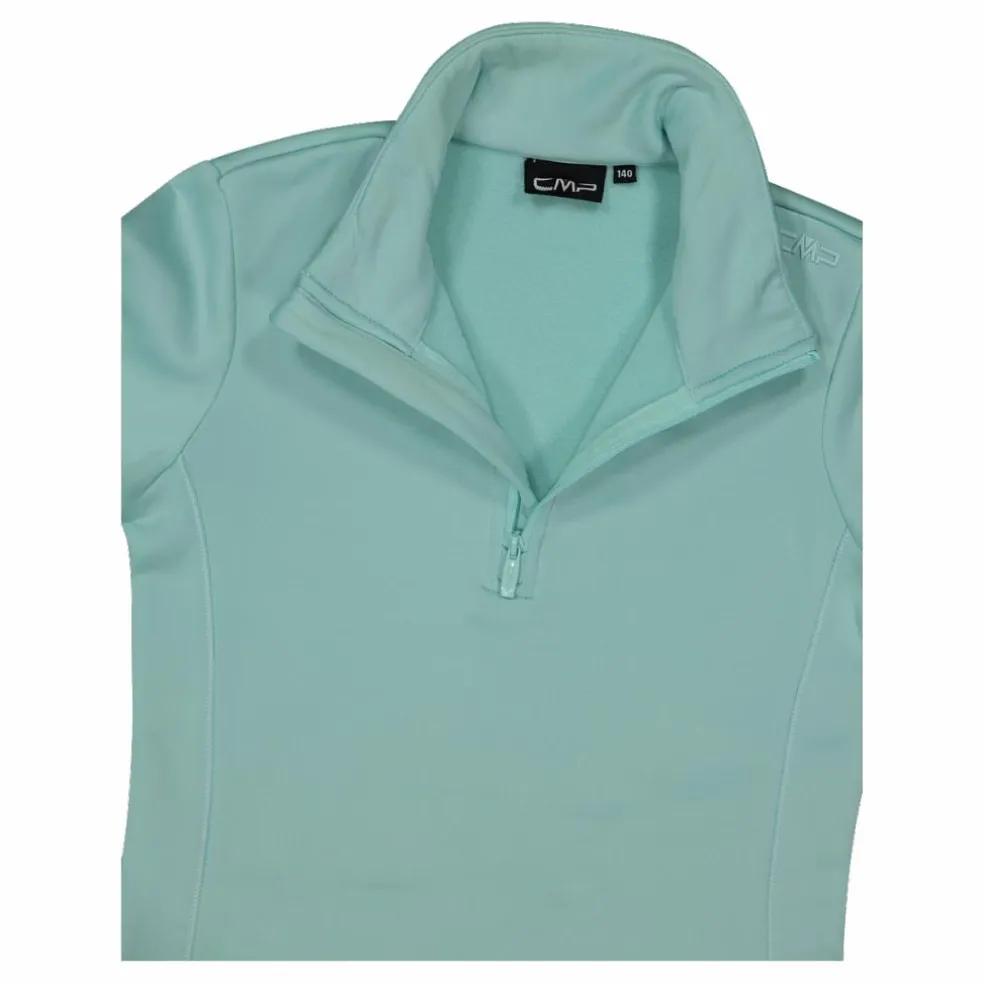 Pile mezza zip Stretch Performance da bambina