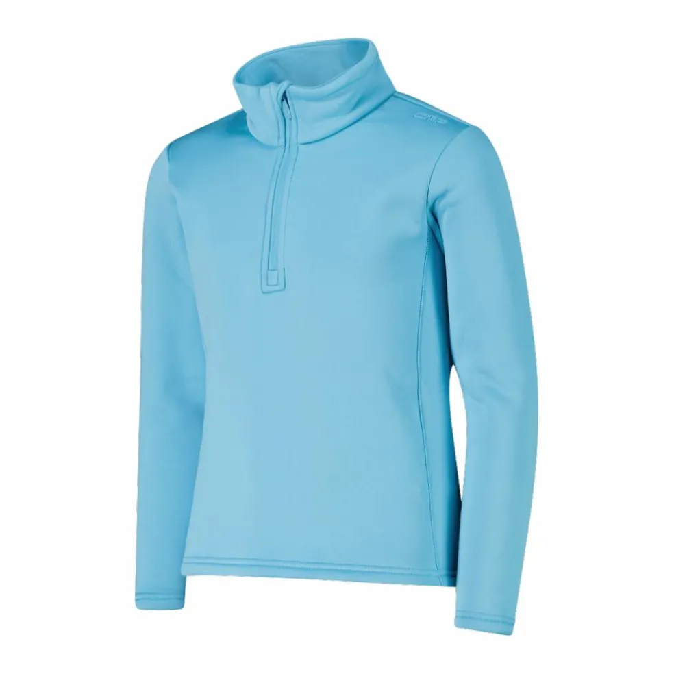 Pile mezza zip Stretch Performance da bambina