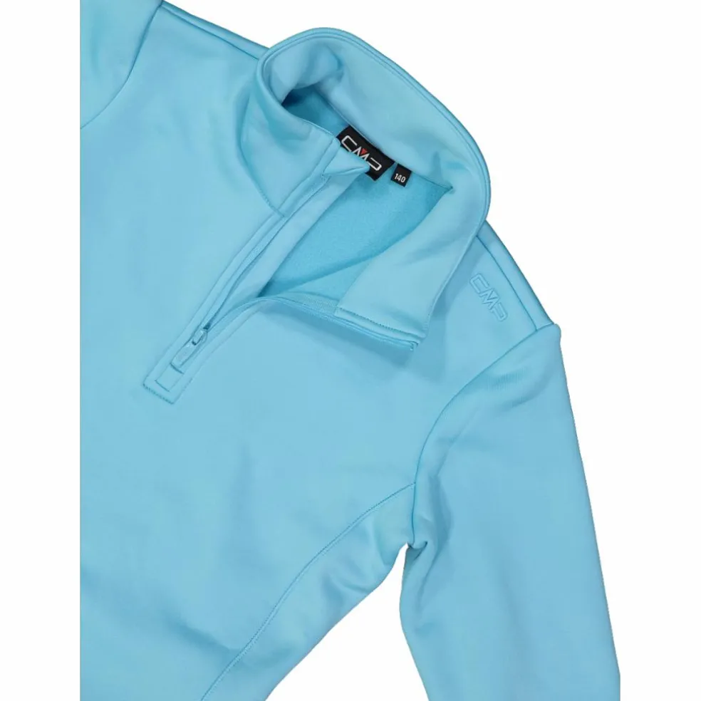 Pile mezza zip Stretch Performance da bambina
