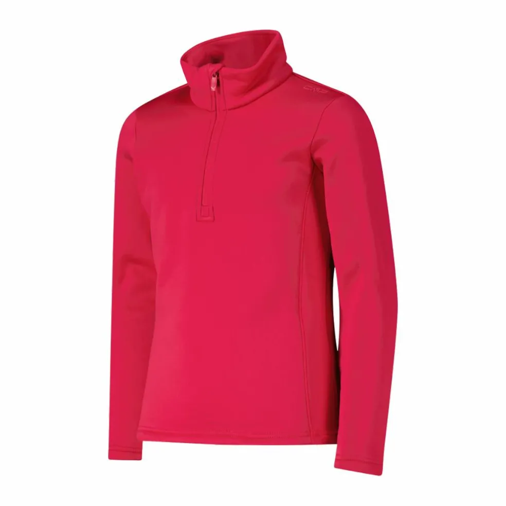 Pile mezza zip Stretch Performance da bambina