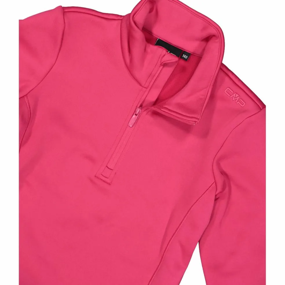 Pile mezza zip Stretch Performance da bambina