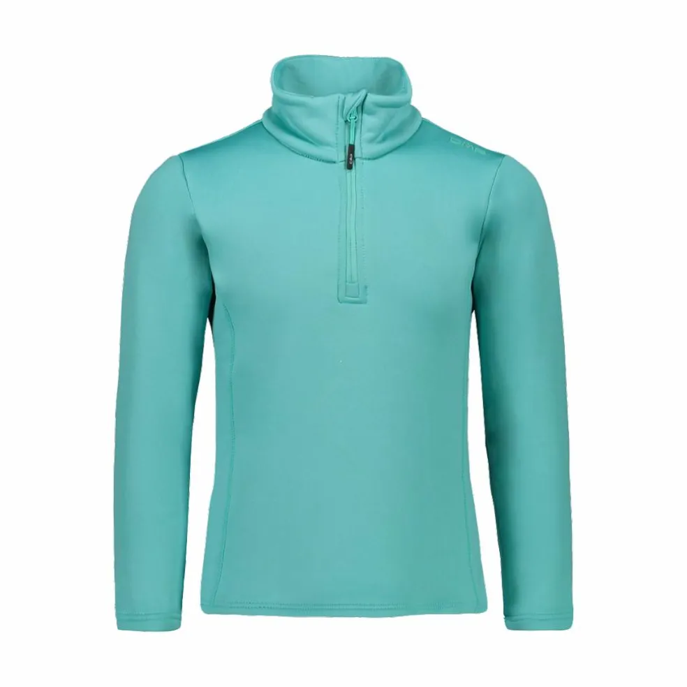 Pile mezza zip Stretch Performance da bambina