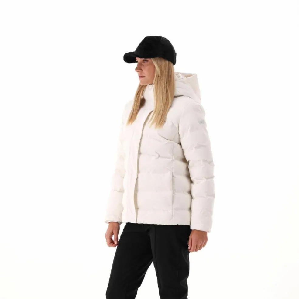 Piumino imbottito da donna con cappuccio