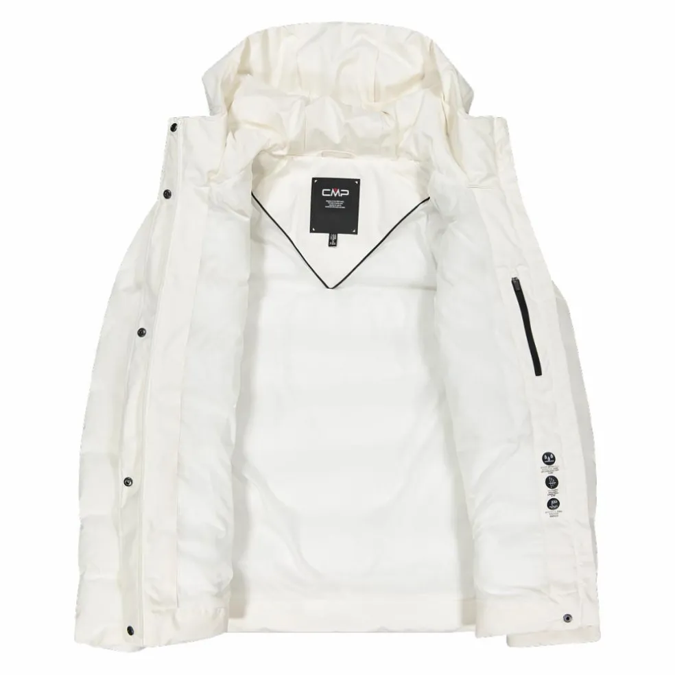 Piumino imbottito da donna con cappuccio