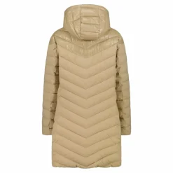 Piumino lungo Sorona® Aura tinta unita da donna