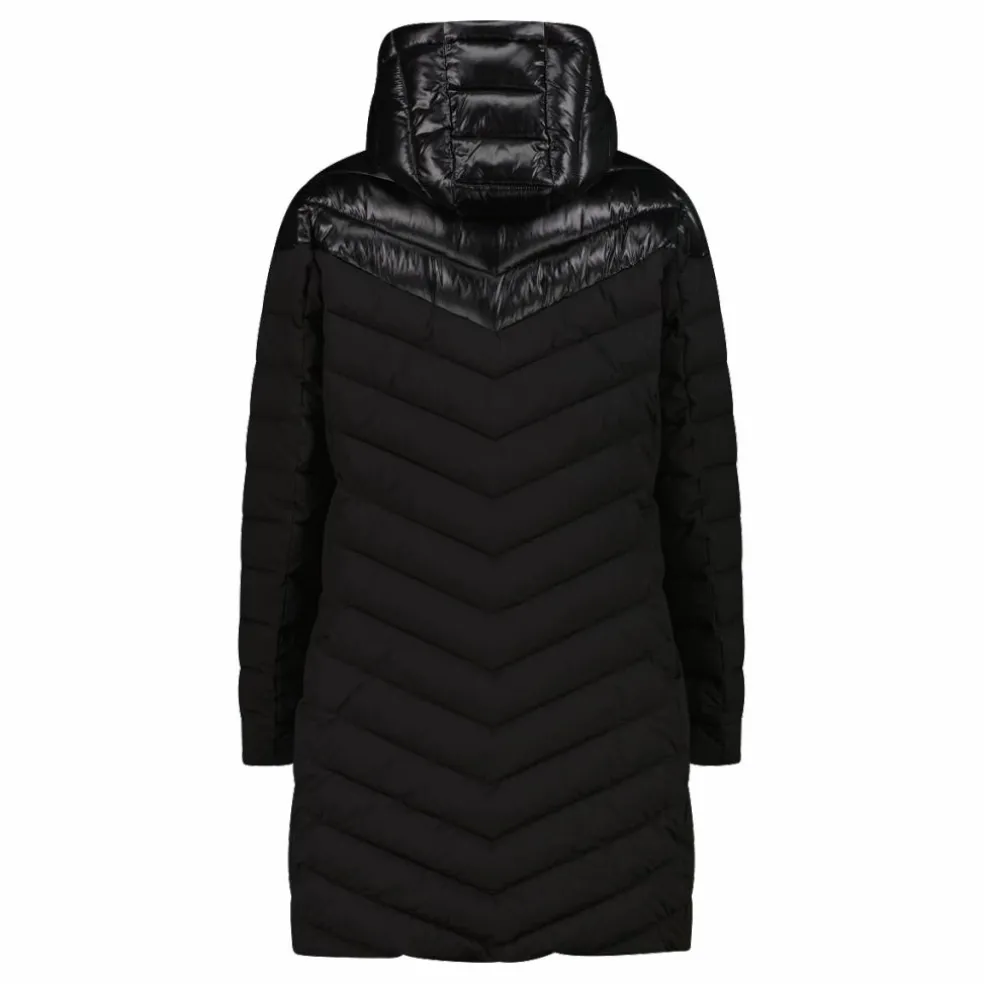 Piumino lungo Sorona® Aura tinta unita da donna