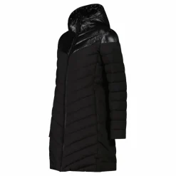 Piumino lungo Sorona® Aura tinta unita da donna