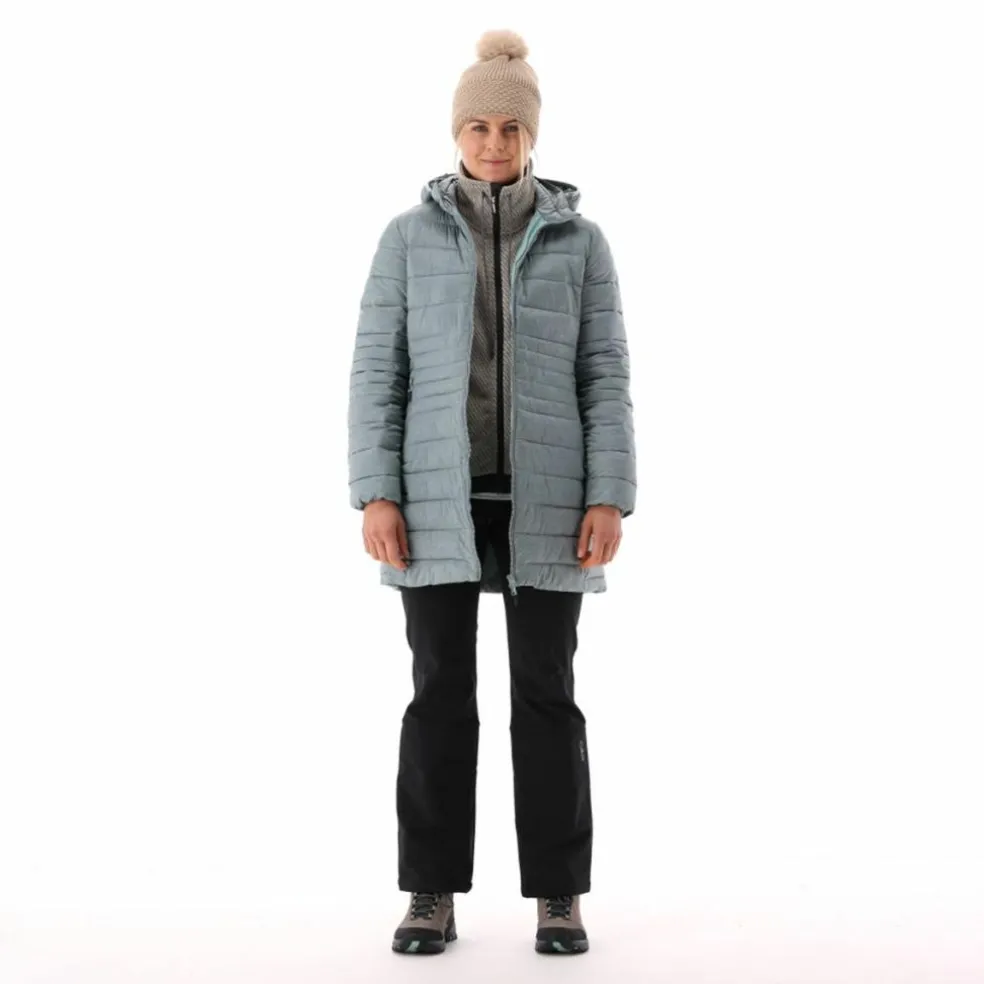 Piumino lungo Sorona® Aura melange da donna