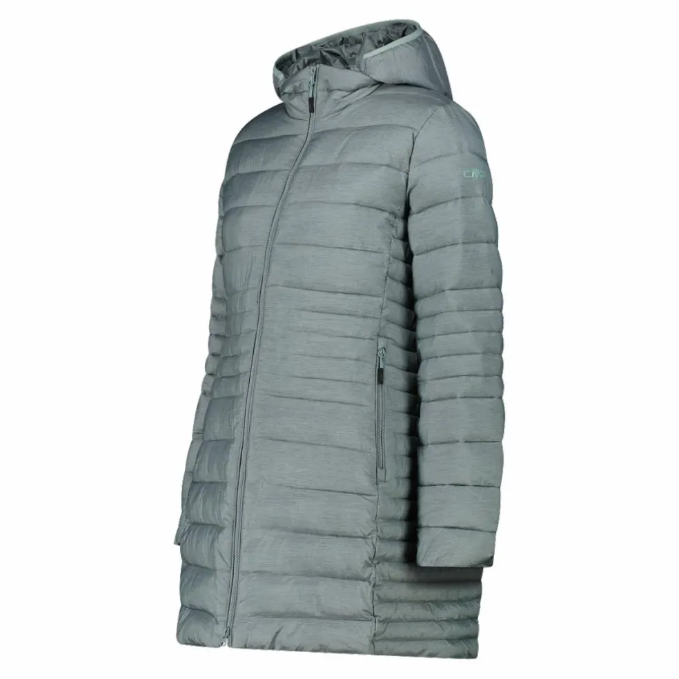 Piumino lungo Sorona® Aura melange da donna