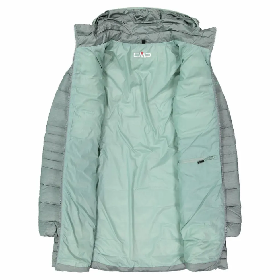 Piumino lungo Sorona® Aura melange da donna