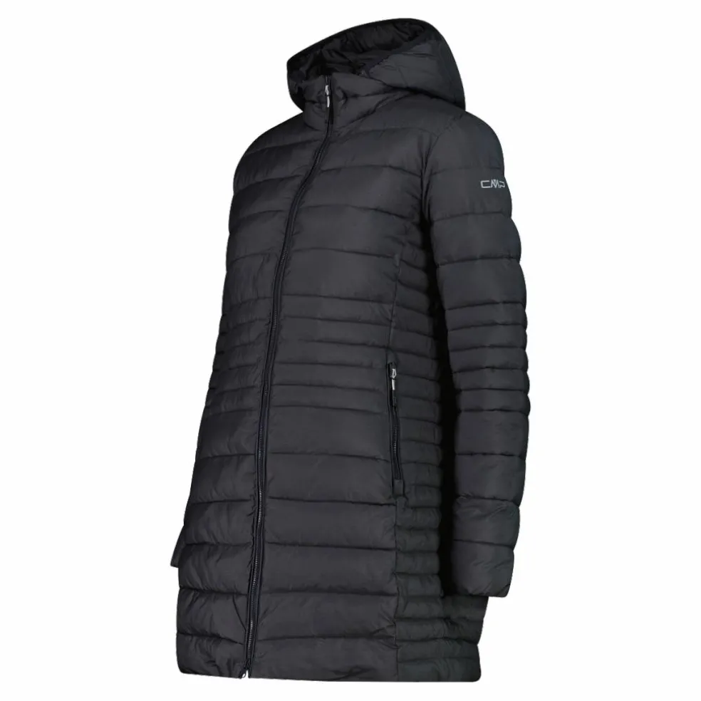 Piumino lungo Sorona® Aura melange da donna