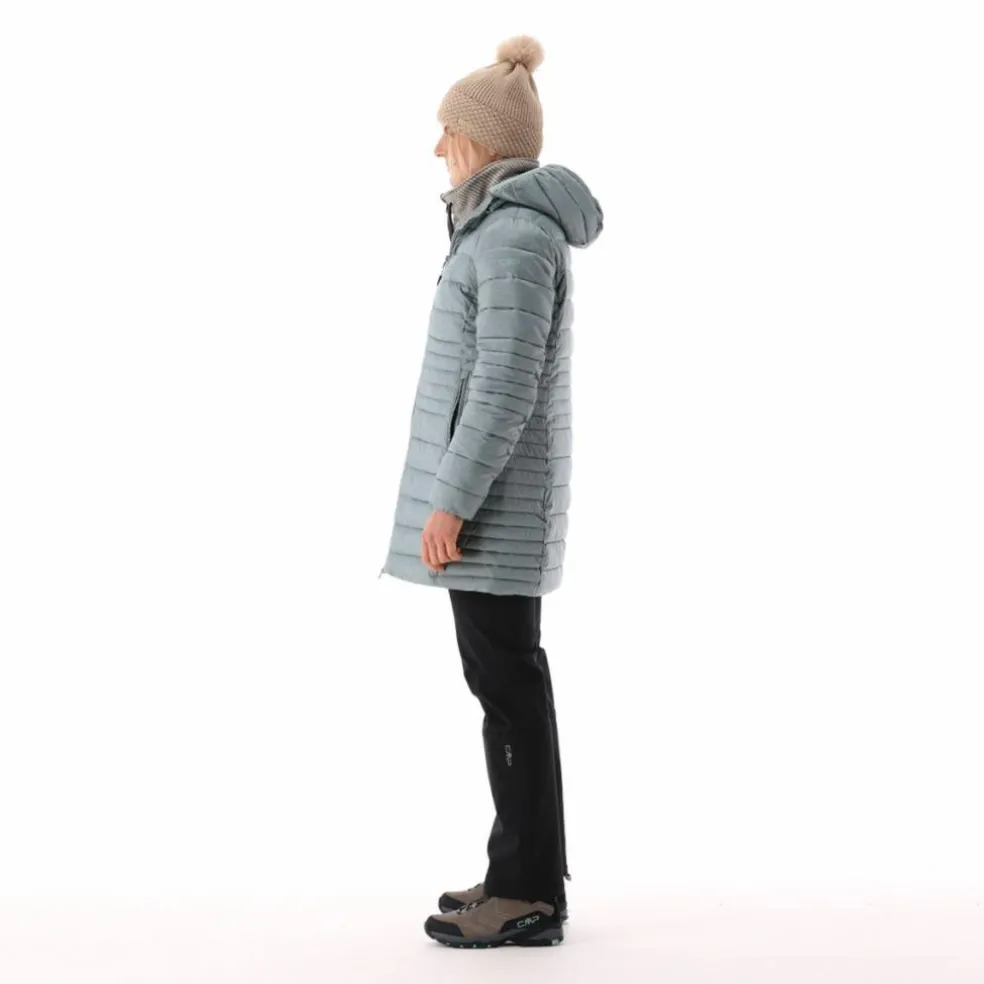 Piumino lungo Sorona® Aura melange da donna