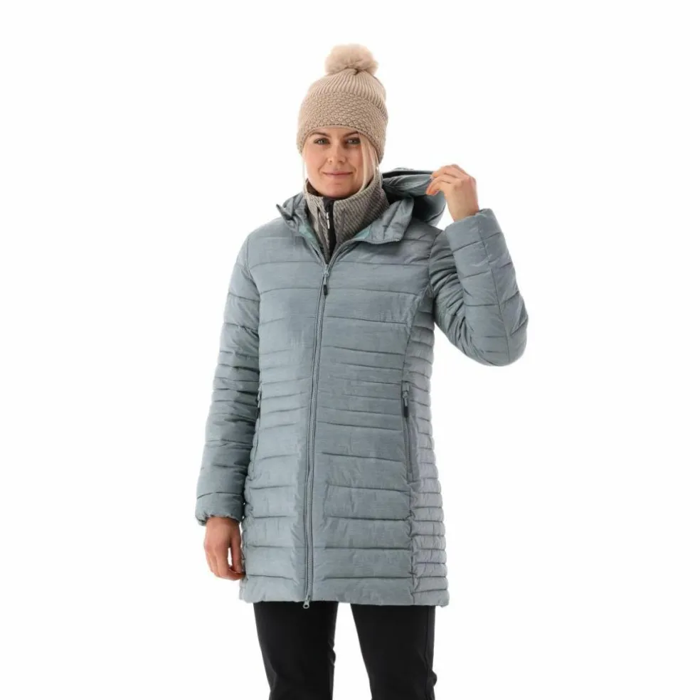 Piumino lungo Sorona® Aura melange da donna