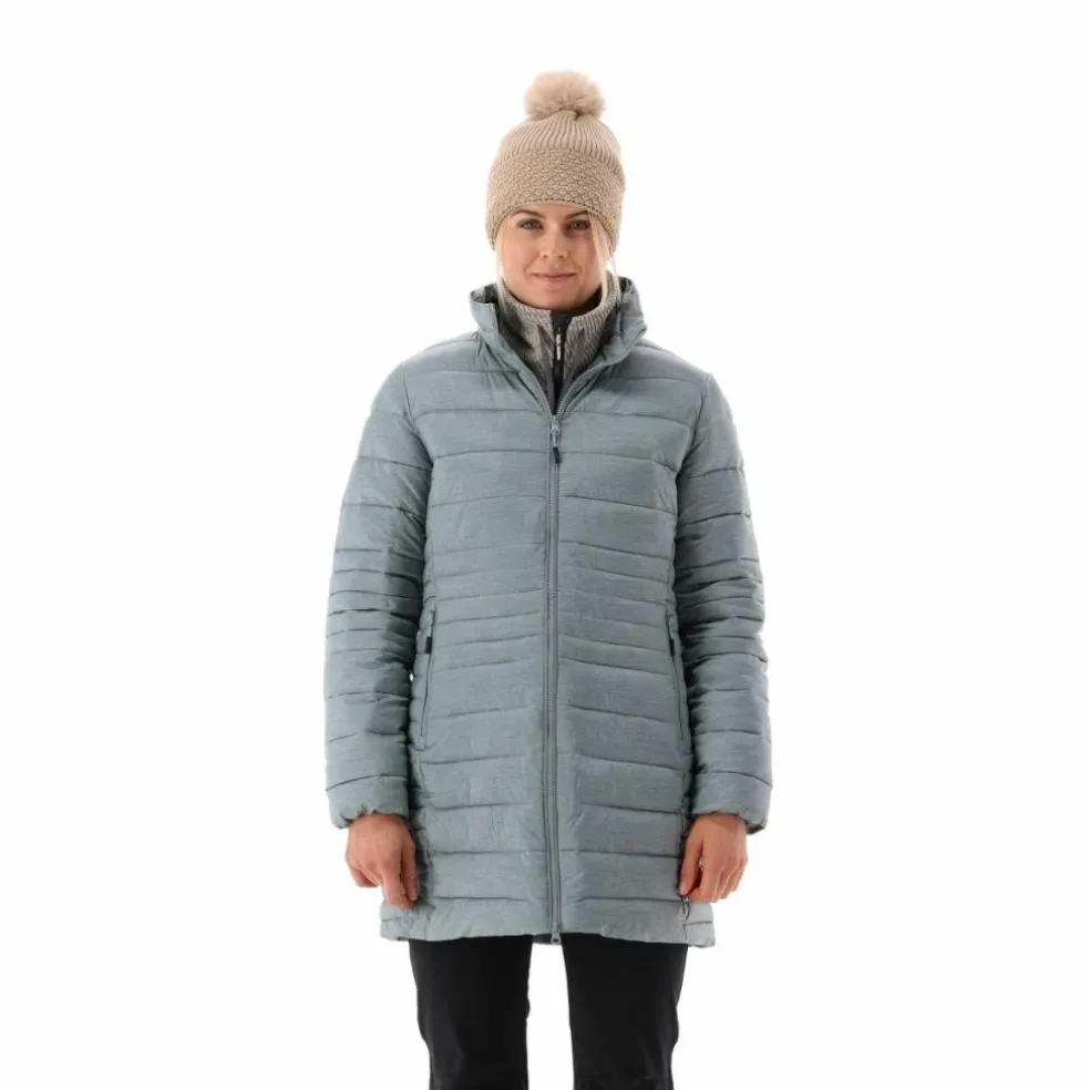 Piumino lungo Sorona® Aura melange da donna
