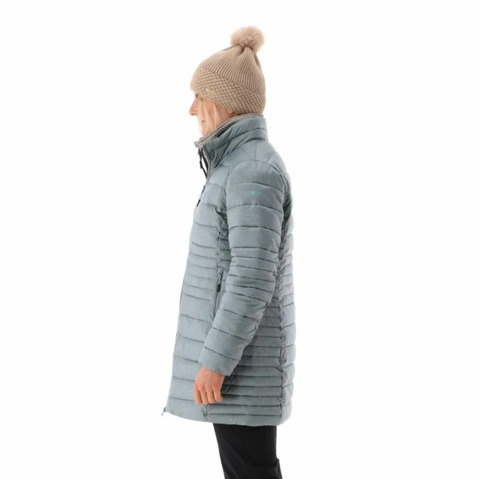 Piumino lungo Sorona® Aura melange da donna