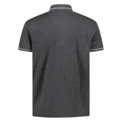 Polo da uomo in poliestere elasticizzato