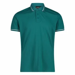 Polo da uomo in poliestere elasticizzato