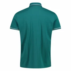 Polo da uomo in poliestere elasticizzato
