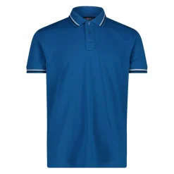Polo da uomo in poliestere elasticizzato