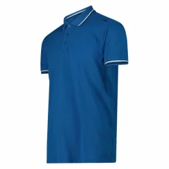 Polo da uomo in poliestere elasticizzato