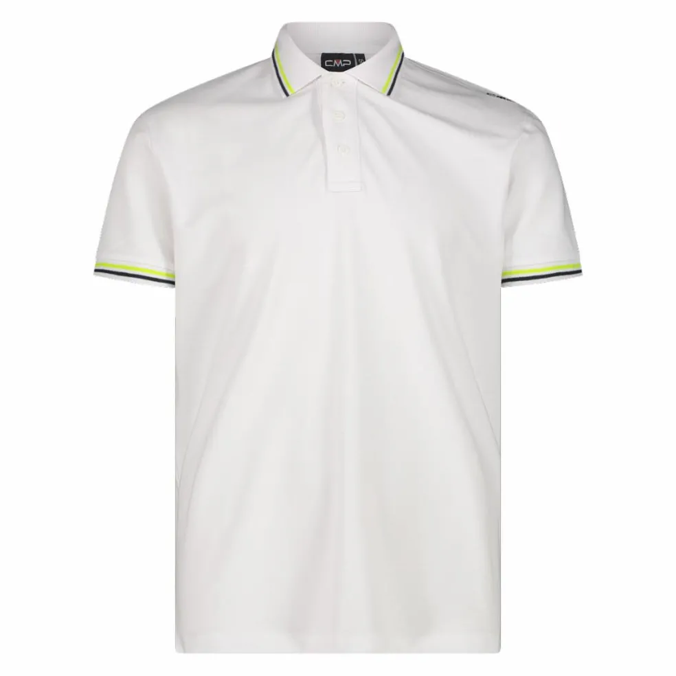 Polo da uomo in poliestere elasticizzato