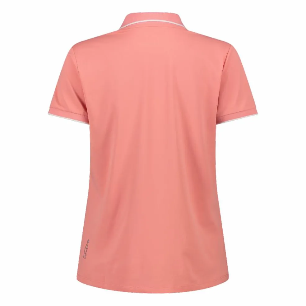 Polo donna in stretch piquet