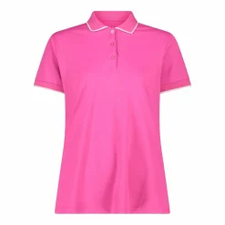 Polo donna in stretch piquet