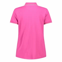 Polo donna in stretch piquet