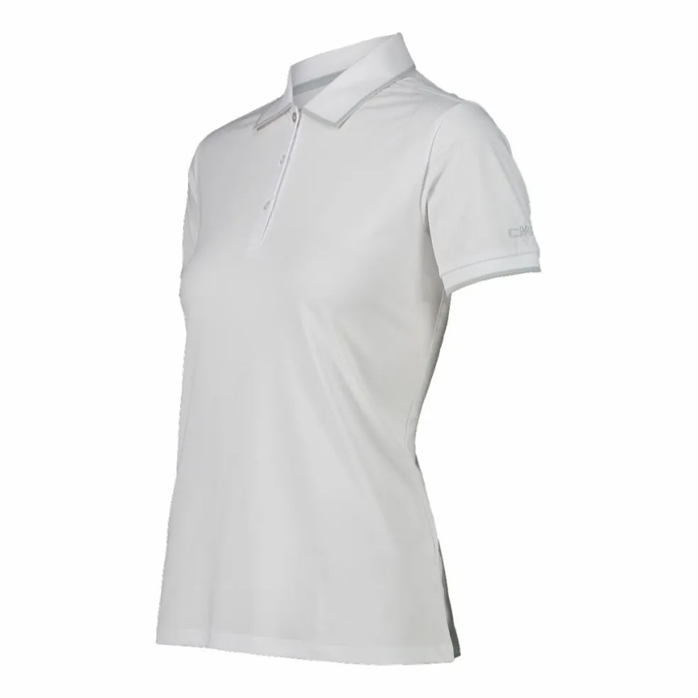 Polo donna in stretch piquet