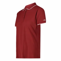 Polo donna in stretch piquet