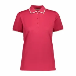 Polo donna in stretch piquet