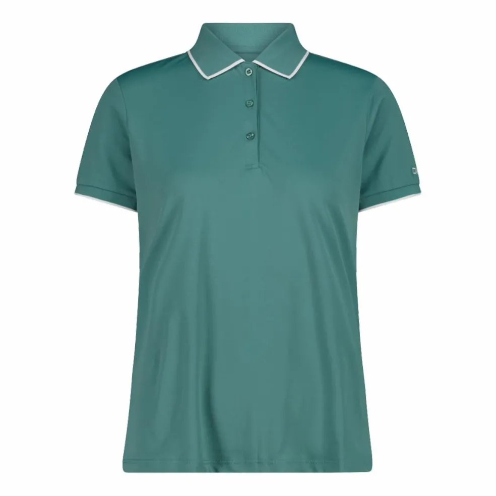 Polo donna in stretch piquet