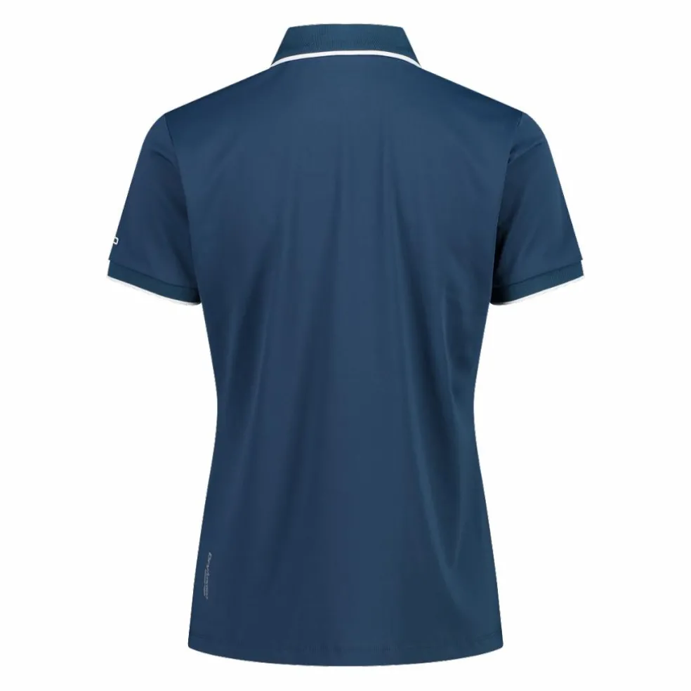 Polo donna in stretch piquet