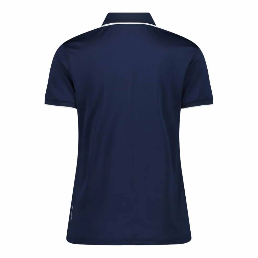 Polo donna in stretch piquet
