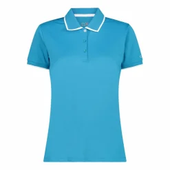 Polo donna in stretch piquet