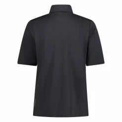 Polo in piquet stretch tinta unita da donna