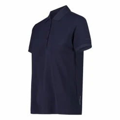 Polo piquet tinta unita donna in tactel
