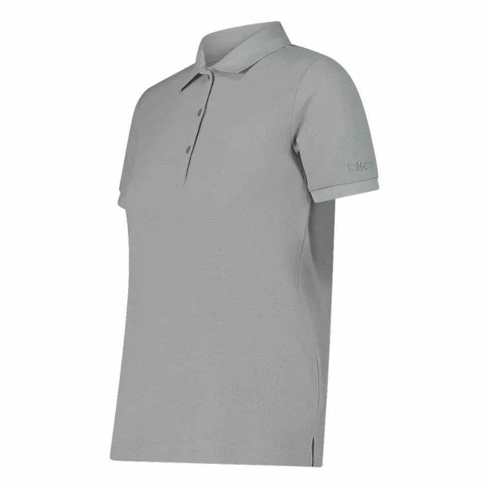 Polo piquet tinta unita donna in tactel
