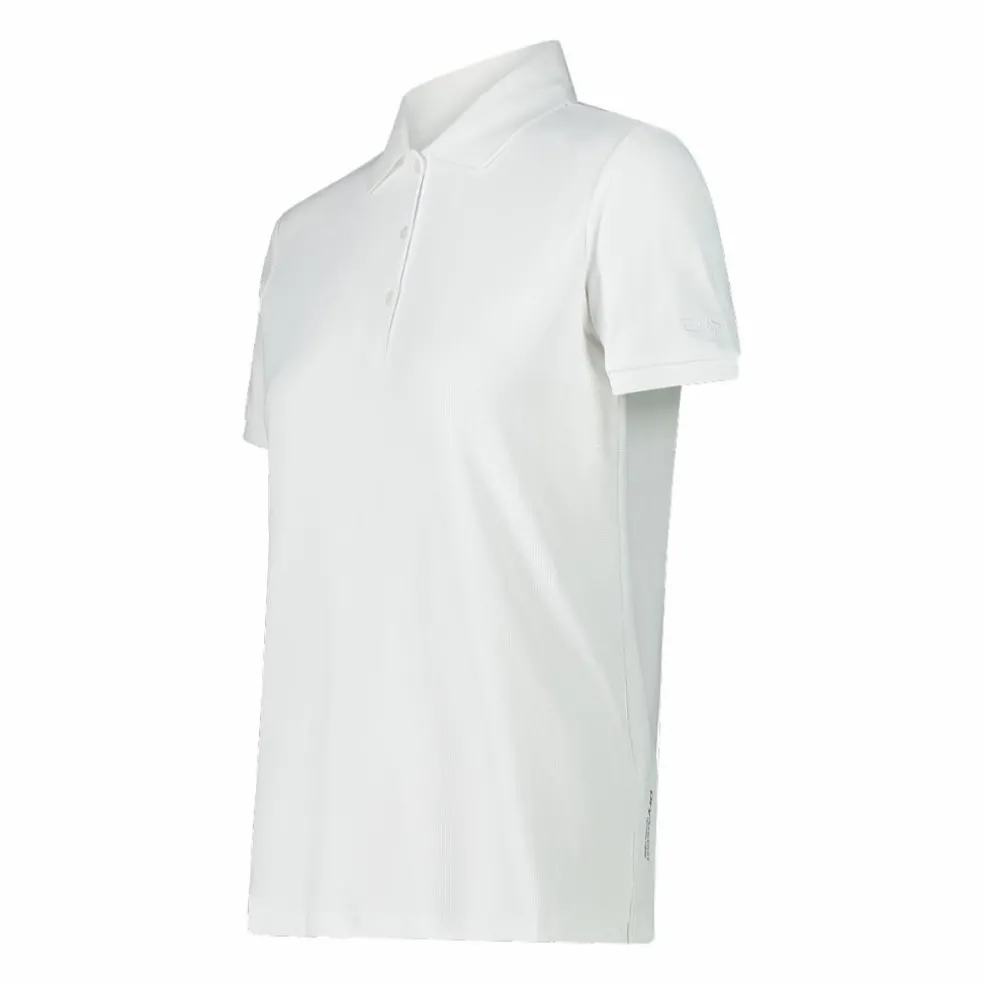 Polo piquet tinta unita donna in tactel