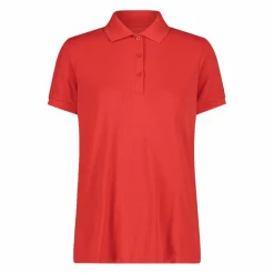 Polo piquet tinta unita donna in tactel