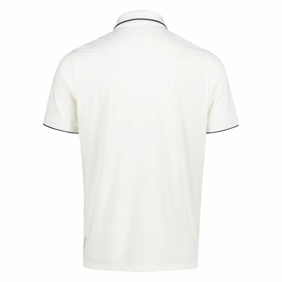 Polo uomo in stretch polyester e modal