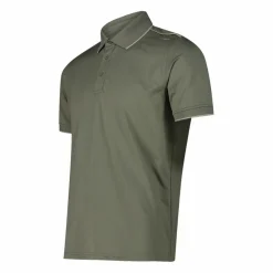 Polo uomo in stretch polyester e modal
