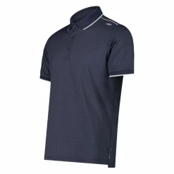 Polo uomo in stretch polyester e modal