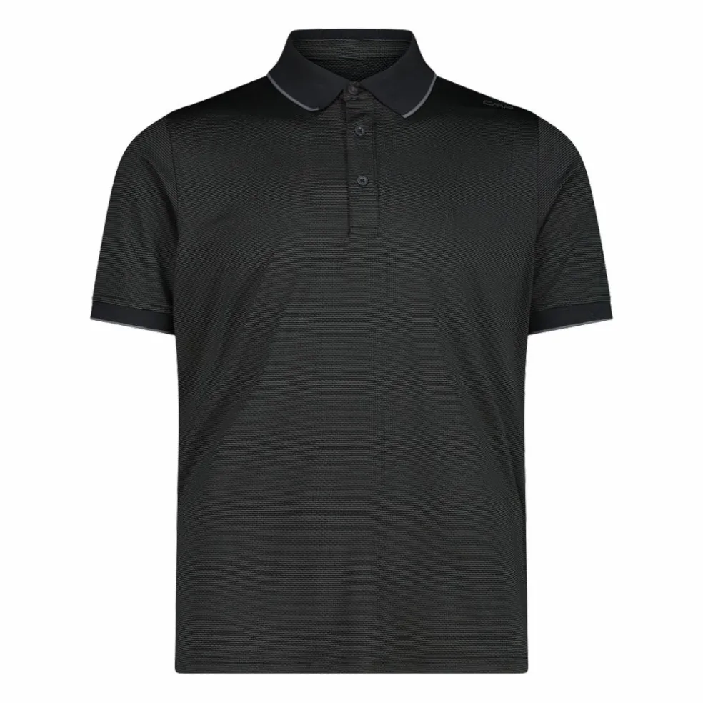 Polo uomo in stretch polyester e modal